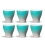 Club House Volcano Double Espressokop Light Blue 12,5 cl 6 Stk