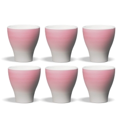 Club House Volcano Double Espressokop Pink 12,5 cl 6 Stk