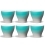 Club House Volcano Cappuccinokop Light Blue 21 cl 6 Stk