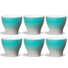 Club House Volcano Cappuccinokop Light Blue 21 cl 6 Stk