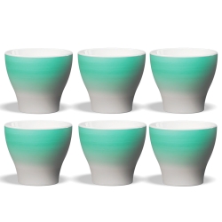 Club House Volcano Cappuccinokop Aquamarine 21 cl 6 Stk