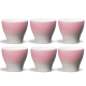 Club House Volcano Cappuccinokop Pink 21 cl 6 Stk