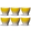 Club House Volcano Cappuccinokop Yellow 21 cl 6 Stk