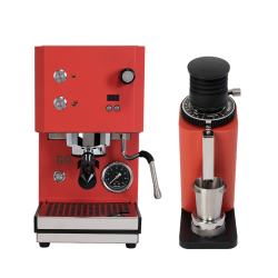 Profitec GO 2.0 Rød Espressomaskine Inkl. Profitec TWIST SD54 Espressokværn Rød