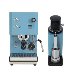 Profitec GO 2.0 Blå Espressomaskine Inkl. Profitec TWIST SD54 Espressokværn Blå