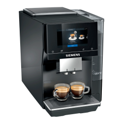 Siemens TP713R19 EQ700 Classic Piano Sort Inkl. Mælkebeholder, 1kg Super Crema, 1kg Crema Intenso & 1kg Dolce Crema