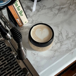 ECM Cappuccinokop i stentøj 250 ml