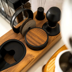 Normcore Espresso Tamper Station Valnøddetræ 58 mm