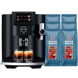 Jura S8 (EA) Piano Black Espressomaskine Inkl. 6kg Super Crema