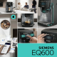 Siemens TP603EM6 EQ6 Espressomaskine Midnat Sølvmetallic Inkl. Mælkekande Glas