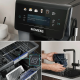 Siemens TP603EM6 EQ6 Espressomaskine Midnat Sølvmetallic Inkl. Mælkekande Glas