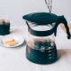 Hario V60-02 Drip-In Server 0,7L  Inkl. House Of Barista Elektrisk Kaffemølle & Mælkeskummer