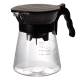Hario V60-02 Drip-In Server 0,7L  Inkl. House Of Barista Elektrisk Kaffemølle & Mælkeskummer