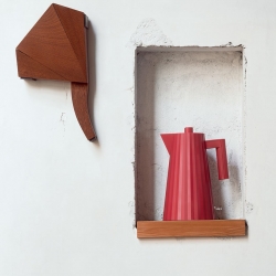 Alessi Plissé Elkedel 1,7 L Rød