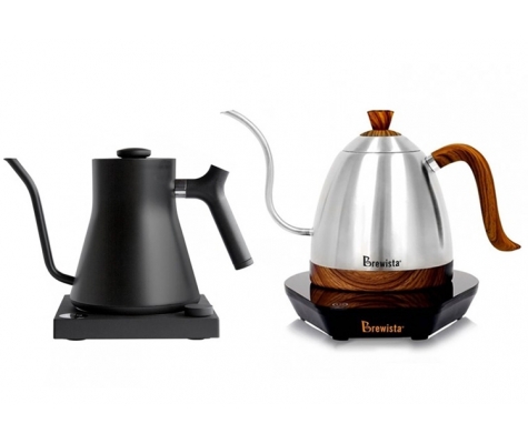 Gooseneck kedler & elkedler | Perfekt til filterbryg hos Rigtig Kaffe