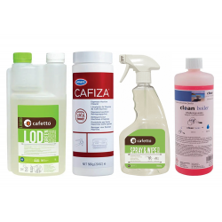 Plejeprodukter til semiautomatiske espressomaskiner