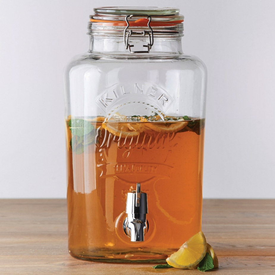 Kilner saftdispenser med citrus iste