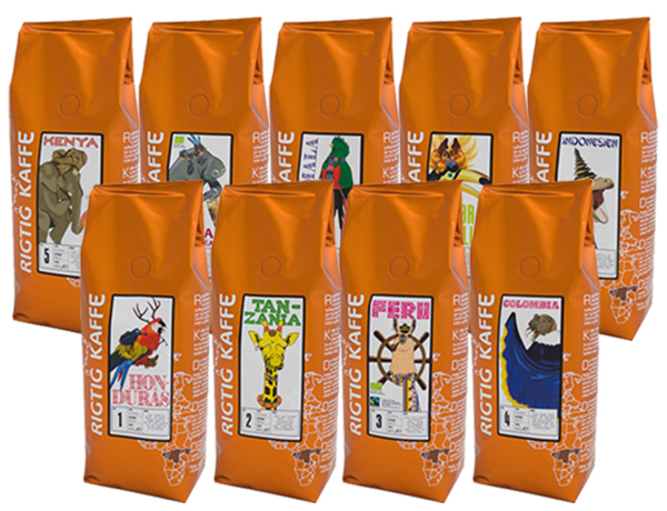 Rigtig Kaffes orange serie