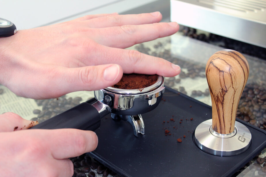 Fjern overskydende kaffe