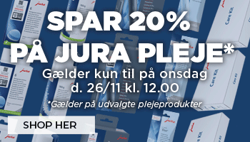 20% på udvalgte Jura Plejeprodukter