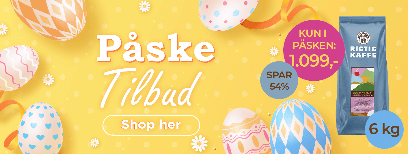 Se vores skarpe p&aring;sketilbud p&aring; espressomaskiner og kaffe her!