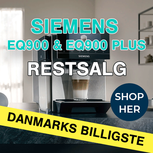 Vi har t&oslash;mt Siemens lager for EQ900 og EQ900 Plus topmodeller - nu kan du f&aring; fingrene i dem til en helt vanvittig pris!  Tilbuddene g&aelig;lder kun s&aring; l&aelig;nge lager haves, s&aring; tag et kig nu inden det er for sent.