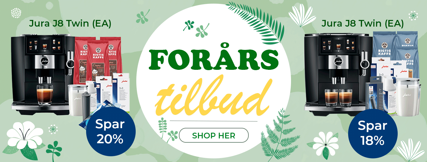 Se vores skarpe for&aring;rstilbud p&aring; espressomaskiner og kaffe her!