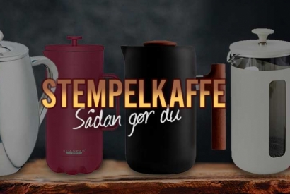 Sådan brygger du kaffe på en stempelkande