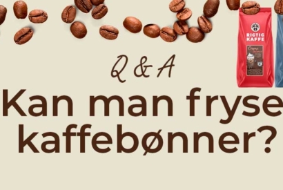 Kan man fryse kaffebønner?
